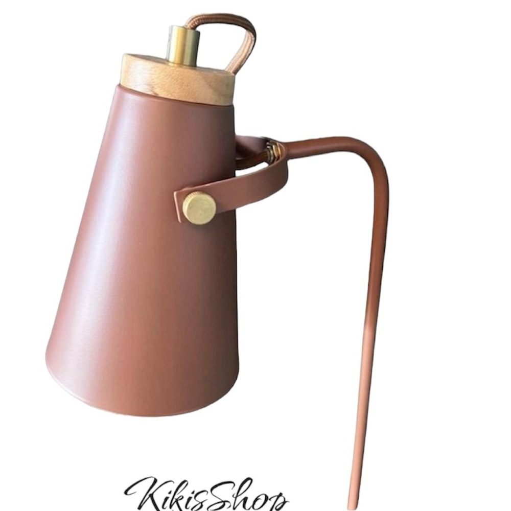 Hearth & Hand Magnolia 20" Metal Task Lamp with USB Port Terracotta Brown - Picture 8 of 10